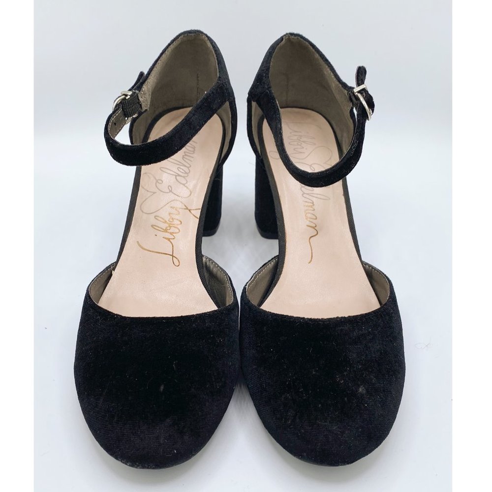Libby Edelman Velvet Heel Shoes Size 7.5